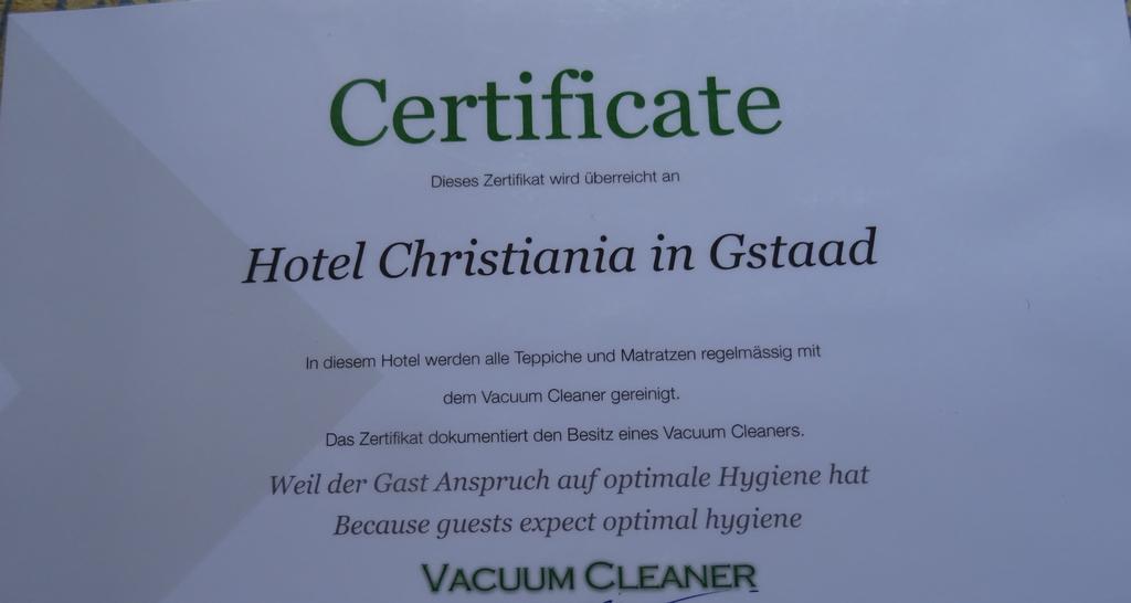 Hotel Christiania Gstaad Zimmer foto